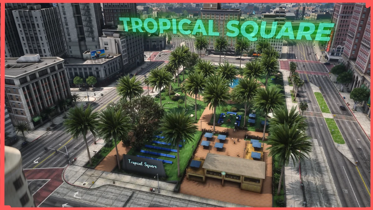 Tropical Square MLO FiveM | Open Source